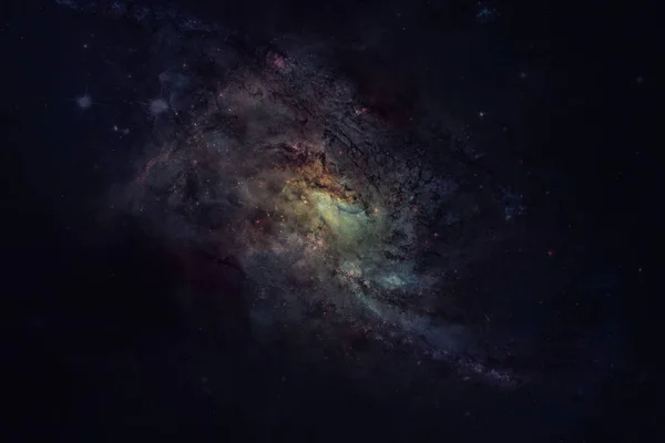 星云、 星系和恒星。这幅图像由美国国家航空航天局提供的元素. — 图库照片