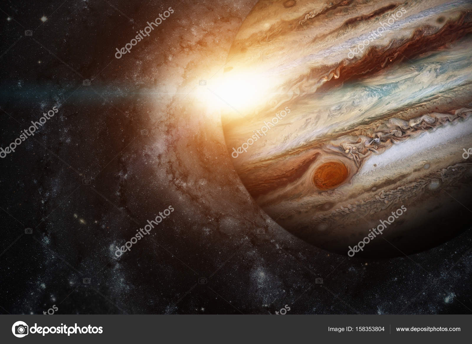 Système Solaire Jupiter Cest La Plus Grosse Planète Du