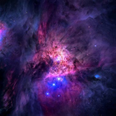 The Orion Nebula is a nebula in the constellation of Orion. clipart