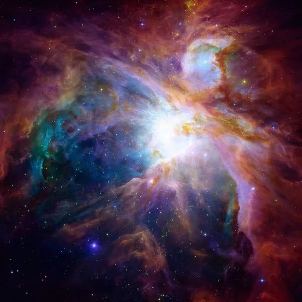 Hubble panoramautsikt över Orionnebulosan avslöjar tusentals stjärnor — Stockfoto