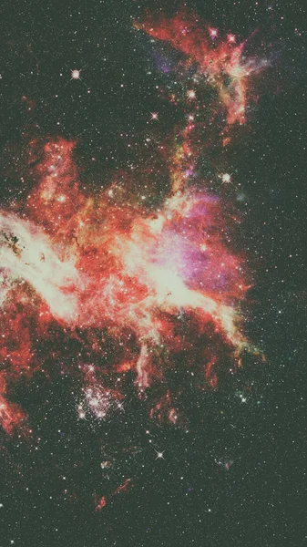 星云和星系。美国宇航局提供的这一图像的元素 — 图库照片