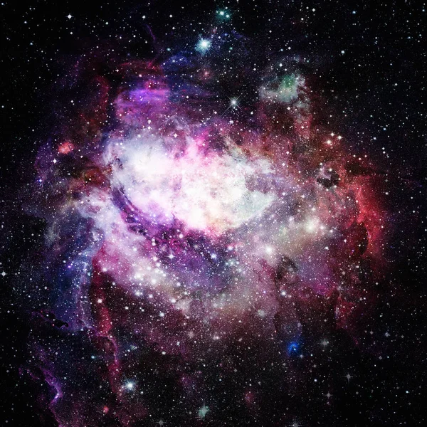 Nebula and stars in outer space. Elements of this image furnished by NASA. — Stock Photo, Image