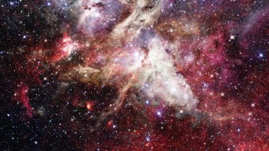 Galaksi ve Nebula. Uzay arkaplanı. Bu görüntünün elementleri NASA tarafından desteklenmektedir