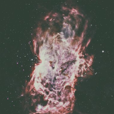 Alev Bulutsusu Orion takımyıldızı.