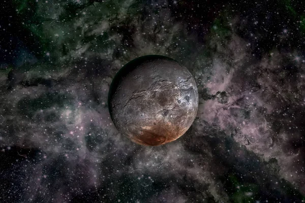 Charon is the largest moon of the dwarf planet Pluto.