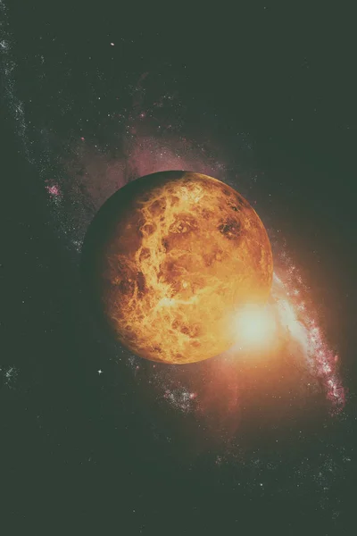 Pianeta Venere. Elementi di questa immagine forniti dalla NASA. — Foto Stock