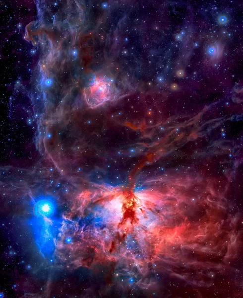 Star-forming region Flame Nebula in the constellation of Orion. — Stock Photo, Image