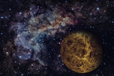 Güneş Sistemi - Venüs. Bu görüntünün elementleri NASA tarafından desteklenmektedir.