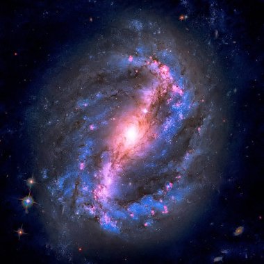 NGC 6217 küçük ayı takımyıldızı yönünde bulunan bir sarmal gökada.