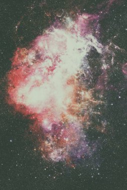 Galaksi ve nebula. Bu görüntünün elementleri NASA tarafından desteklenmektedir