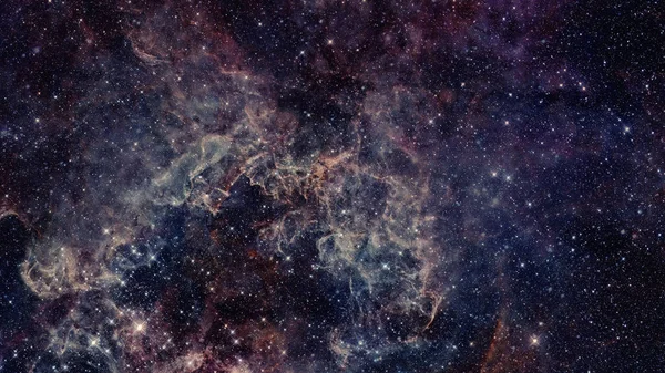 Univers rempli d'étoiles et de galaxies. Éléments de cette image fournis par la NASA — Photo