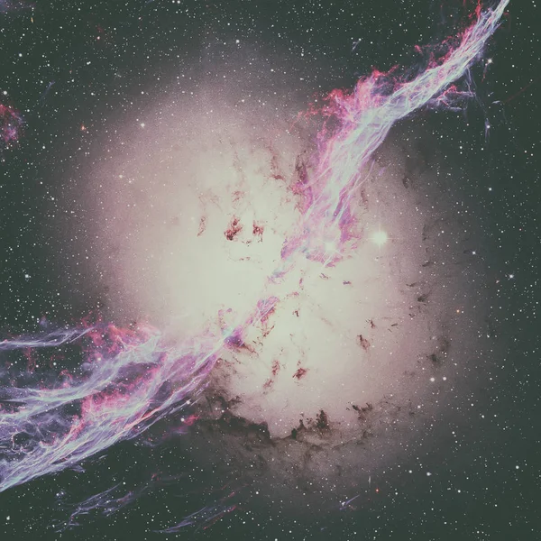 Nebula, galaxy and stars. Abstract science background. — Stock Photo, Image