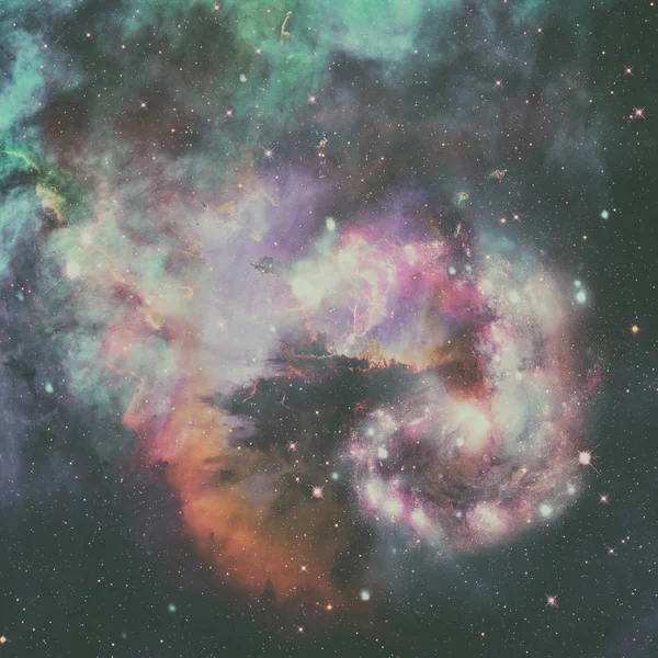 Galassia a spirale nello spazio profondo. — Foto Stock