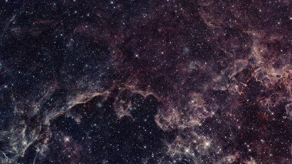 Färgglad rymdnebulosa med stjärnor. Delar av denna bild tillhandahålls av NASA. — Stockfoto