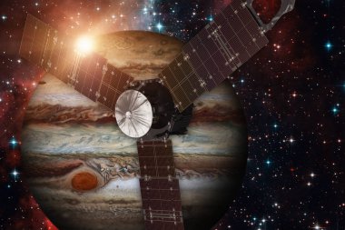 Jüpiter ve Juno uzay aracı.