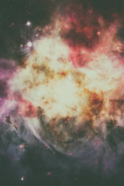 Derin uzay nebulada. Nasa tarafından döşenmiş bu görüntü unsurları.