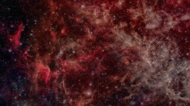 Derin uzayda parlayan gizemli bir evren..