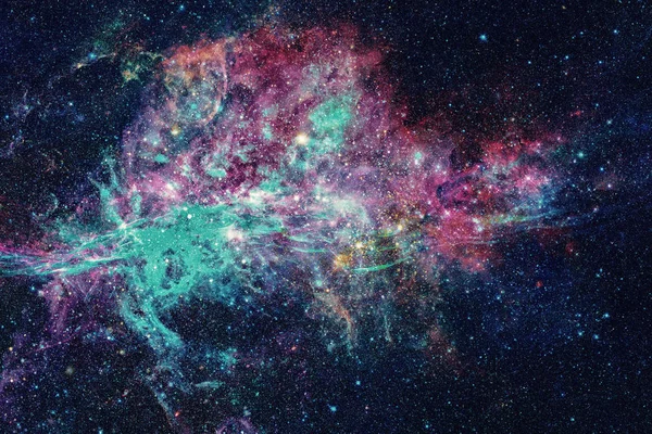Nebula and galaxies in space. Elements of this image furnished by NASA. — Stock Photo, Image