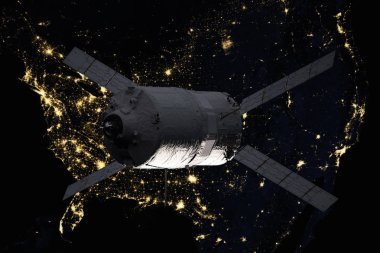 Kargo uzay aracı - otomatik Transfer araç Dünya gezegeni üzerinde.
