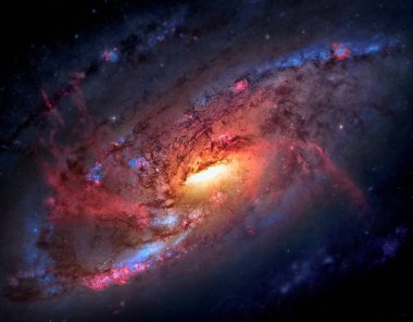 M106, av köpekleri takımyıldızı bölgesinde bulunan sarmal gökada.