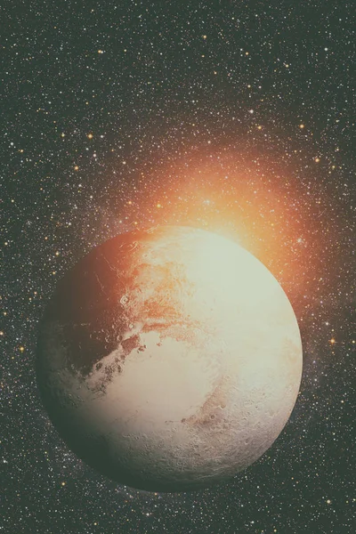 Sistema solare - Plutone. È un pianeta nano nella fascia di Kuiper. — Foto Stock