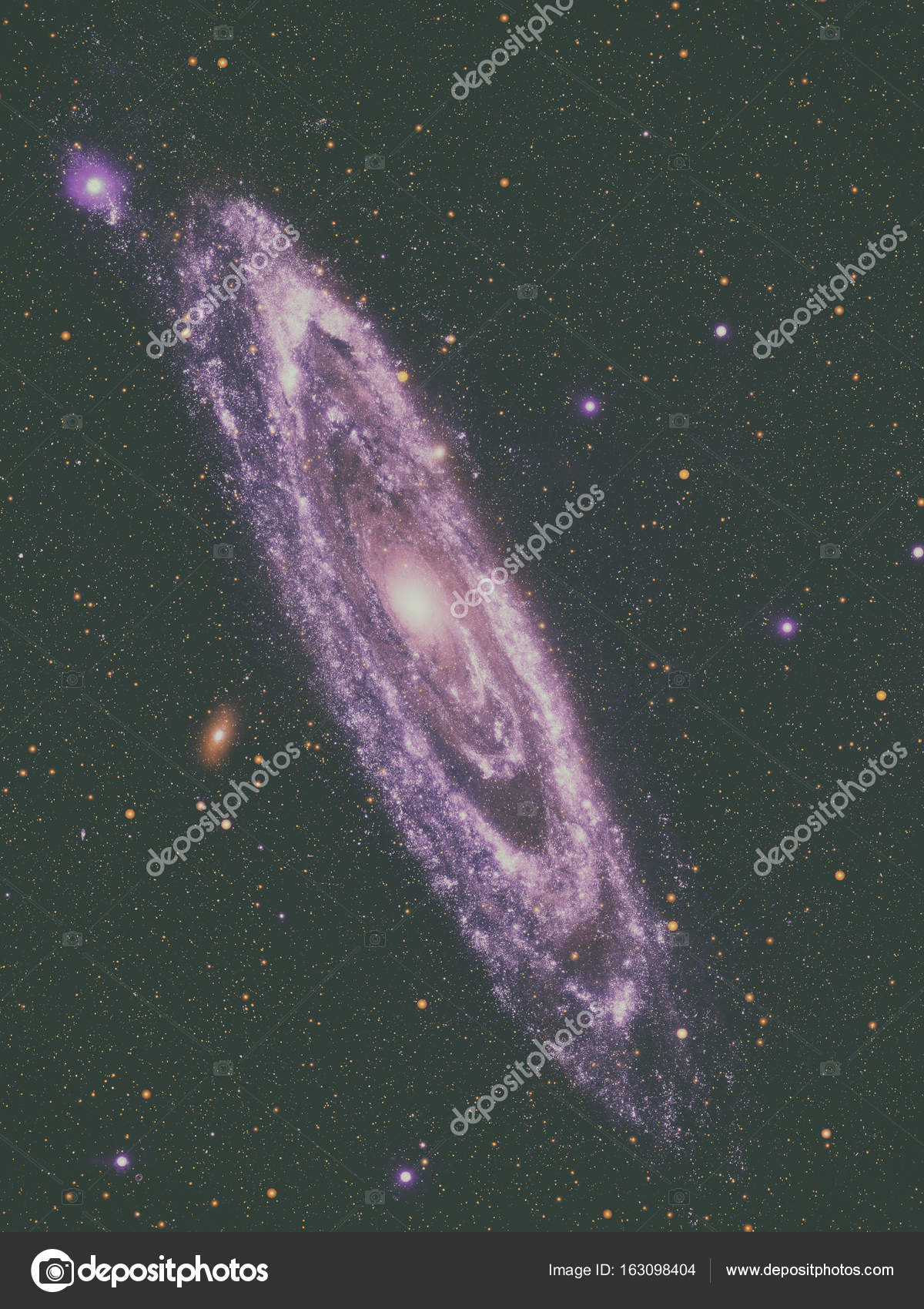 Galaxie Dandromède Est Une Galaxie Spirale La Plus Proche à