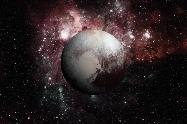 Plutón es un planeta enano en el cinturón de Kuiper . — Foto de Stock