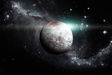 Charon cüce gezegen Pluto 'nun en büyük uydusudur..