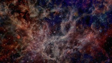 Yıldızlı uzay arka plan dokusu. Bilim sanatı.