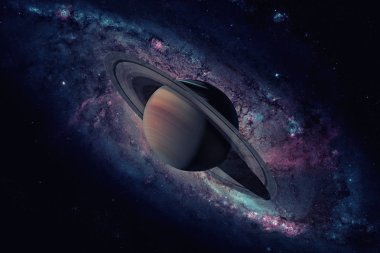 Güneş Sistemi - Satürn. Güneş 'ten sonraki altıncı gezegendir..