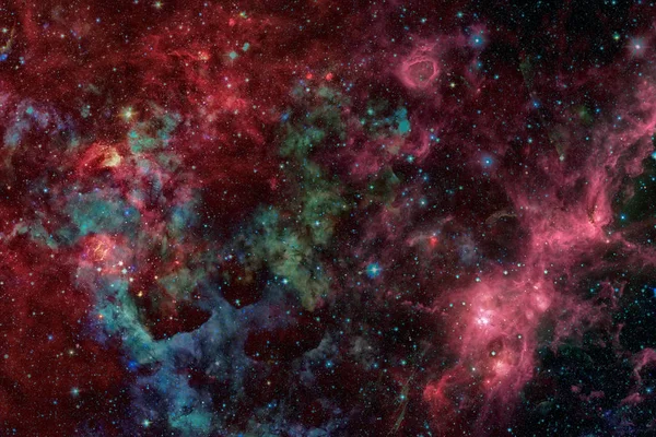 Nebulosa y estrellas en el espacio exterior. Elementos de este mobiliario de imagen — Foto de Stock