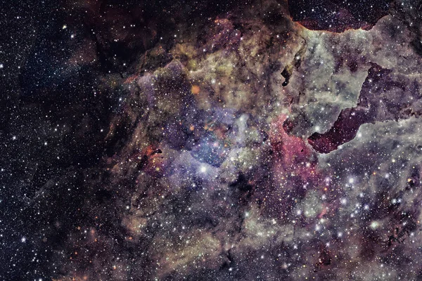 어두운 우주에 있는 성운과 은하입니다. NASA 가 제공 한 이형상의 요소들. — 스톡 사진