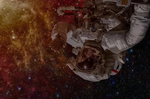 Astronautgrupp space exploration. Delar av denna bild möblera — Stockfoto