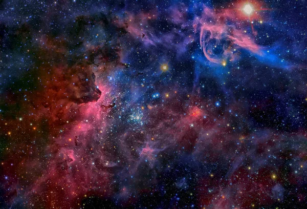 Imagem da Nebulosa Carina em luz infravermelha . — Fotografia de Stock