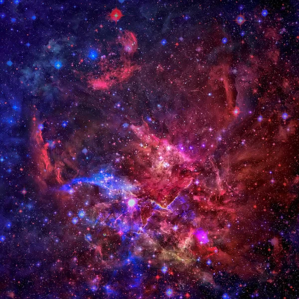 Красивые туманности, звезды и галактики . — стоковое фото