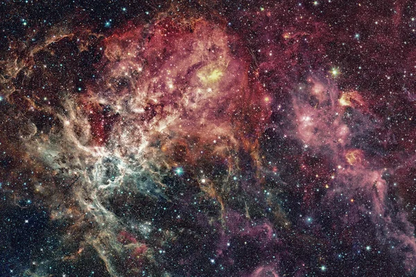 Galaksi ve Nebula. Soyut alan arkaplanı.