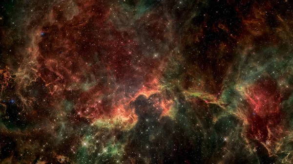 Остатки взрыва сверхновой. Элементы этого изображения предоставлены НАСА — стоковое фото