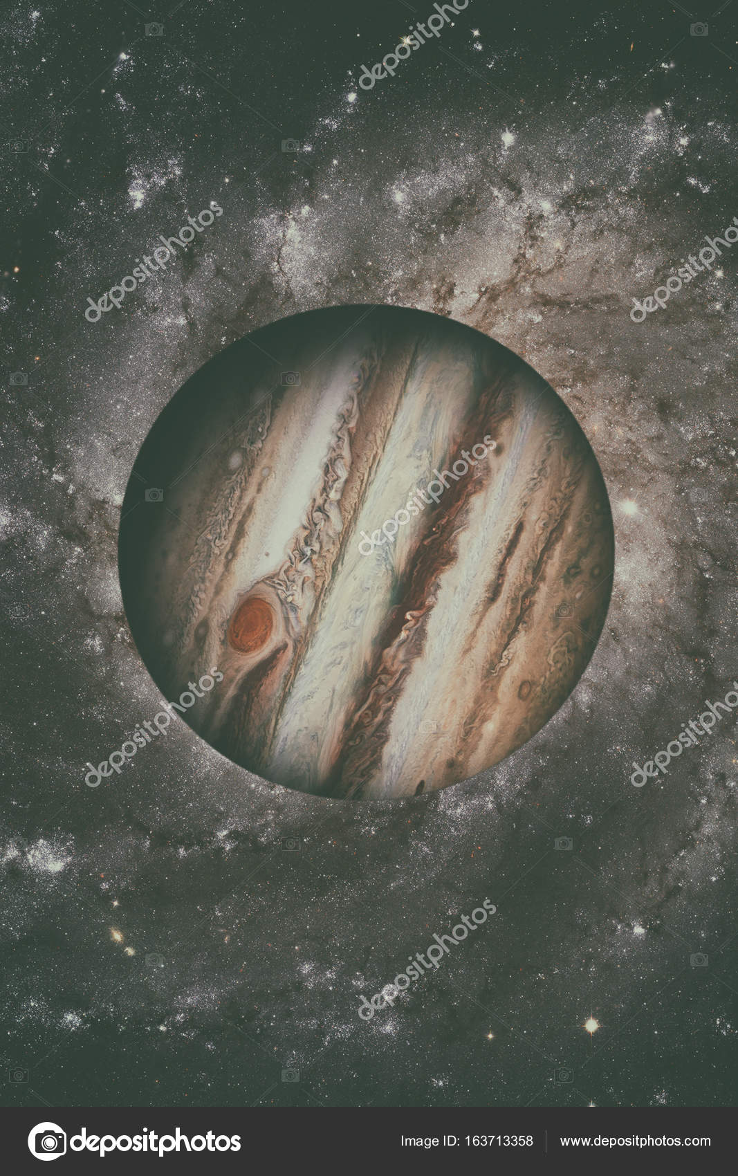 Système Solaire Jupiter Cest La Plus Grande Planète Du