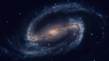 Irmak takımyıldızı yönünde bulunan bir çubuklu sarmal gökada NGC 1300 olduğunu