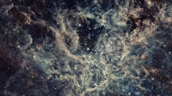 Fundo estrelado do espaço exterior profundo. Elementos desta imagem fornecidos pela NASA. — Fotografia de Stock