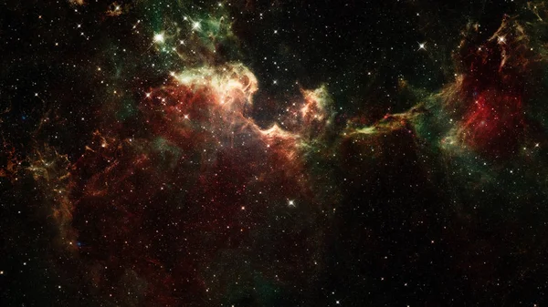 超新星爆炸的残留物。美国航天局提供的这一图像的要素 — 图库照片