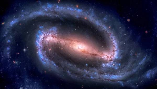 NGC 1300 é uma galáxia espiral barrada (SBc) localizada na direcção da constelação de Eridanus — Fotografia de Stock