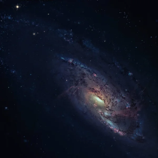 Ο NGC 4258, είναι ένας σπειροειδής γαλαξίας στον αστερισμό Θηρευτικοί. — Φωτογραφία Αρχείου
