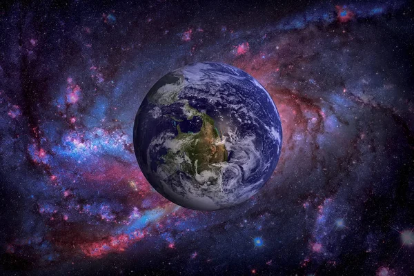 Planetjorden från rymden. Delar av denna bild inredda av Nas — Stockfoto