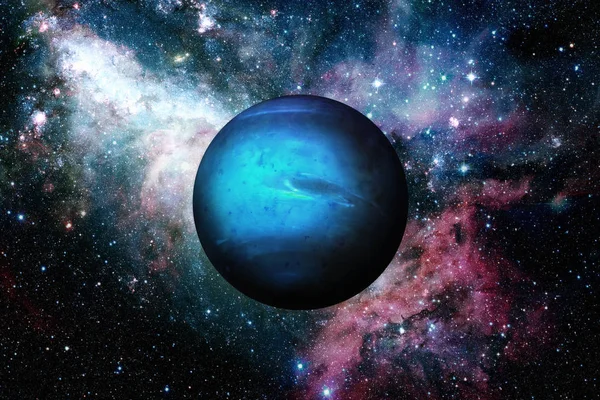 Planety Neptun. Tle przestrzeni kosmicznej. — Zdjęcie stockowe