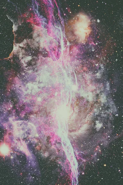 Nebulosa e estrelas no espaço profundo. Elementos desta imagem fornecidos pela NASA — Fotografia de Stock
