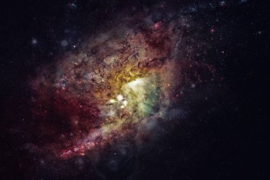 Derin uzay nebulada. Nasa tarafından döşenmiş bu görüntü unsurları.