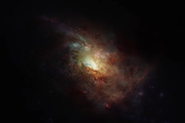 Bulutsu, galaxy ve yıldız. Nasa tarafından döşenmiş bu görüntü unsurları. — Stok fotoğraf