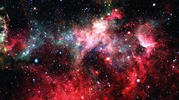 Derin uzayda nebula ve galaksiler. Bu görüntünün elementleri NASA tarafından desteklenmektedir.