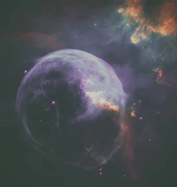 Bublina mlhovina v souhvězdí Kasiopeji. — Stock fotografie